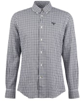 Men's Barbour Finkle Tailored Shirt - Grey Marl