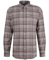 Men's Barbour Holystone Tailored Shirt - Stone Marl