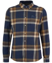 Men's Barbour Folley Tailored Shirt - Navy