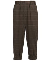 Men's Barbour Wellesley Wool Breeks - Burnhill Brown Check