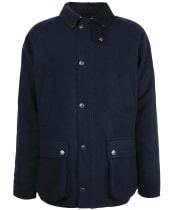Men's Barbour Bedale Wool Jacket - Navy