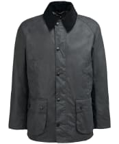 Men's Barbour Ashby Waxed Jacket - Grey / Classic