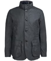 Men’s Barbour Century Wax Jacket - Grey / Black Slate