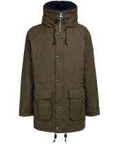 Men's Barbour Corbridge Waxed Parka Jacket - Beech