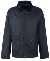 Men's Barbour Short Bedale Wax - Navy
