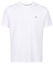 Men's Gant Regular Shield Cotton T-Shirt - White