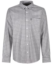 Men's Ariat Clement Button Down Flannel Shirt - Grey Check