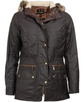 Women's Barbour Kelsall Waxed Jacket - Rustic