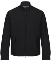 Men's Baracuta G4 Water Repellent Cloth Jacket - Black
