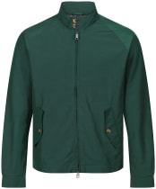 Men's Baracuta G4 Water Repellent Cloth Jacket - Racing Green
