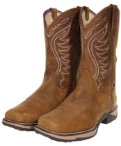 Women's Ariat Anthem Waterproof Western Leather Boots - Distressed Brown