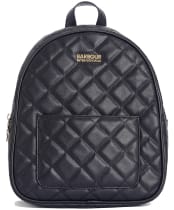Women's Barbour International Quilted Uxbridge Backpack - Black