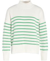 Women's Barbour Oakfield Knitted Jumper - Aran Stripe