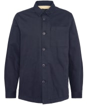 Men's Barbour Casper Twill Overshirt - Navy