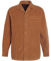 Men's Barbour Casswell Overshirt - Cinnamon