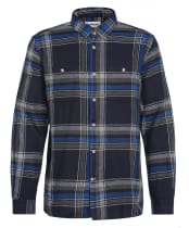 Men's Barbour Dartmouth Long Sleeve Cotton Shirt - Black