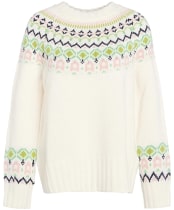 Women's Barbour Melville Knitted Jumper - Aran Tropical