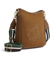 Women's Fairfax & Favor Richmond Messenger Bag - Tan Suede