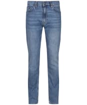 Men's GANT Classic Slim Fit Mid Rise Jeans - Mid Blue Worn In