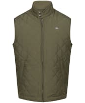 Men’s GANT Quilted Windcheater Vest - Juniper Green