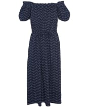 Women's Barbour Hollowtree Off The Shoulder Dress - Navy