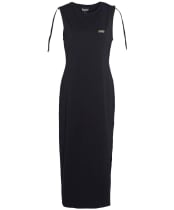 Women's Barbour International Retton Jersey Midi Dress - Black