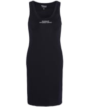 Women's Barbour International Ozanne Rib Tank Mini Dress - Black