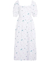 Women's Barbour Fairacre Cotton Poplin Midi Dress - Multi