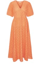 Women's Barbour Kelley Broderie Anglaise Maxi Dress - Apricot Crush