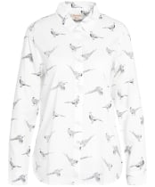 Women’s Barbour Safari Shirt - Pheasant Print