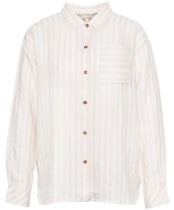 Women's Barbour Annie Long Sleeve Linen Shirt - Primrose Pink