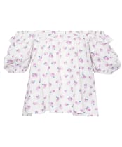 Women's Barbour Goodleigh Cotton Broderie Swing Top - Multi