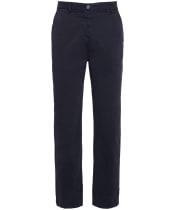 Women's Barbour Cropped Chino Trousers - Navy