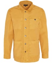 Men's Barbour Grindle Cotton Overshirt - Honey Gold 