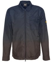 Men's Barbour International Ombre Overshirt - Washed Cobalt