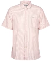 Men's Barbour Deerpark Summerfit Shirt - Pink Clay
