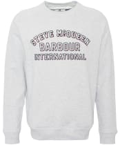 Men's Barbour International Laguna Crew Neck Sweatshirt - Grey Marl