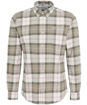 Men's Barbour Lewis Tailored Shirt - Glenmore Olive Tartan
