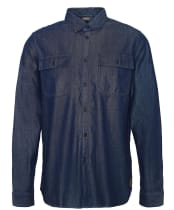 Men's Barbour International Dalston Denim Overshirt - Chambray