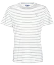 Men's Barbour Ponte Stripe T-Shirt - Ecru