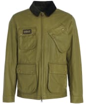 Men's Barbour International Sefton Waxed Cotton Jacket - Olive Branch