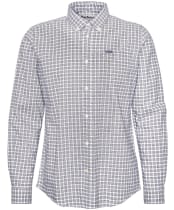 Men's Barbour Banner Long Sleeve Tailored Fit Cotton Shirt - Chambray