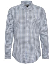 Men's Barbour Teesdale Long Sleeve Performance Shirt - Navy