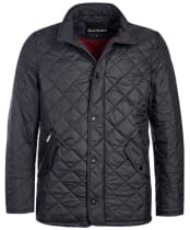 Men's Barbour Flyweight Chelsea Quilted Jacket - Black
