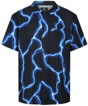 Men's Volcom Featured ArtistTravis Spinks Short Sleeved Shirt - Black