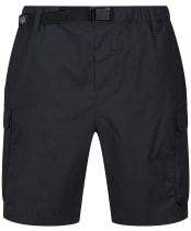 Men's 686 Traveller Featherlight Cargo Shorts - 8 Inch Inseam - Black