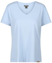 Women’s Ariat Fairford Short Sleeve T-Shirt - Chambray Blue