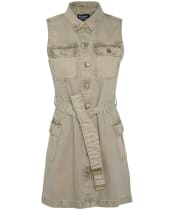 Women's Barbour International Tamsin Mini Dress - Washed Khaki