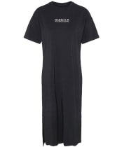 Women's Barbour International Sofia Midi Dress - Black