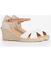 Women's Barbour Falmouth Sandals - White